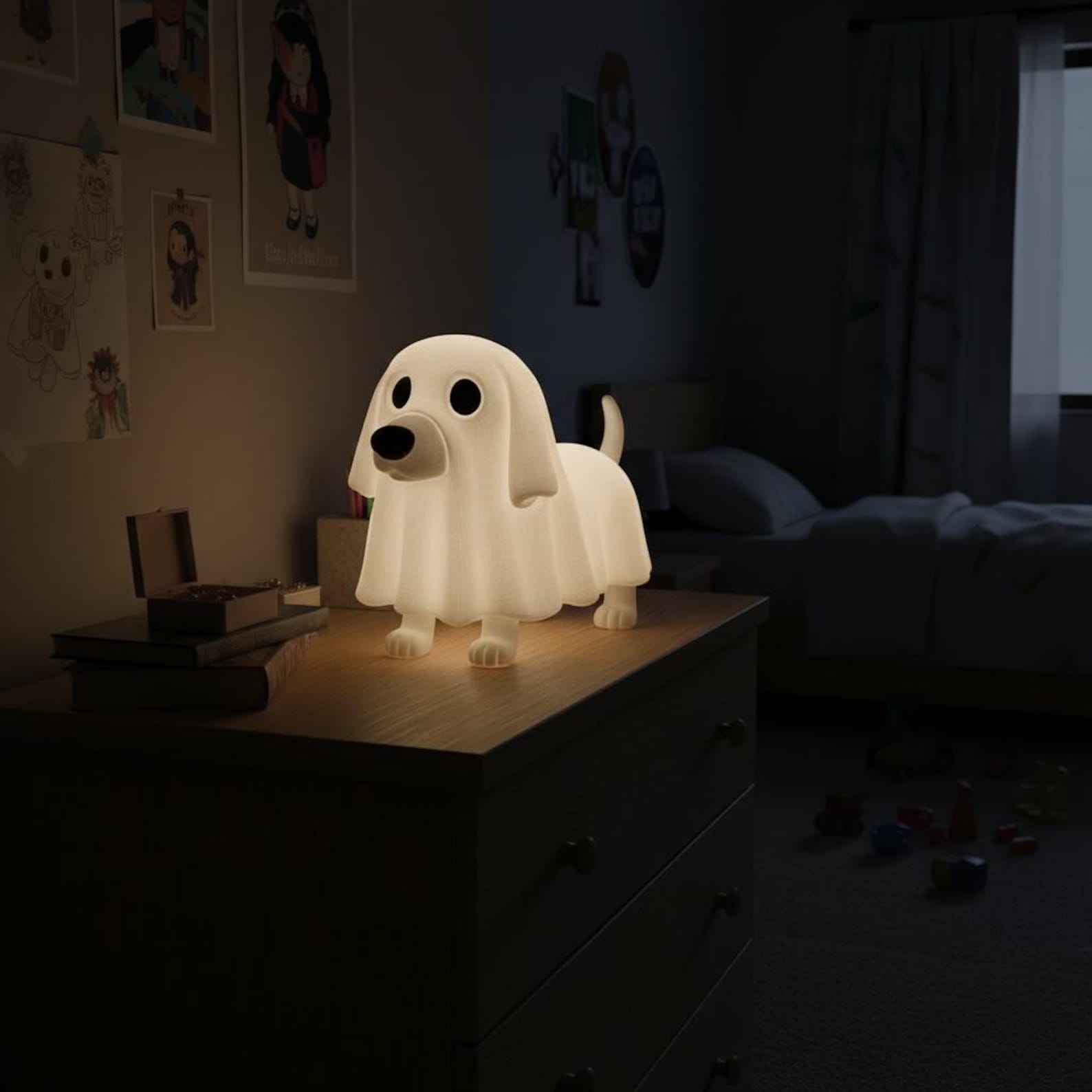 Dachshund Sheet Ghost Nightlight