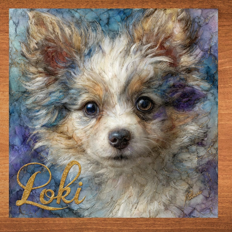 American Eskimo Dog handcrafted in Knoxville