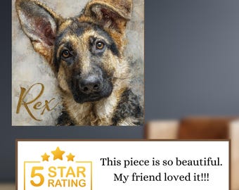 German Shepherd Decorative Tile thumbnail 4
