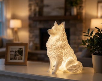 Icelandic Sheepdog Dog Luminary Night Light thumbnail 3