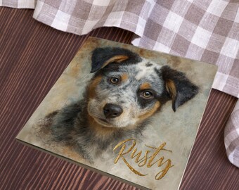 Australian Cattle Dog Decorative Tile thumbnail 3