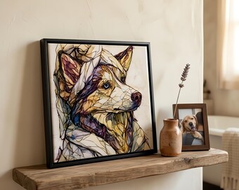 Siberian Husky Spa Dog Ceramic Tile thumbnail 1