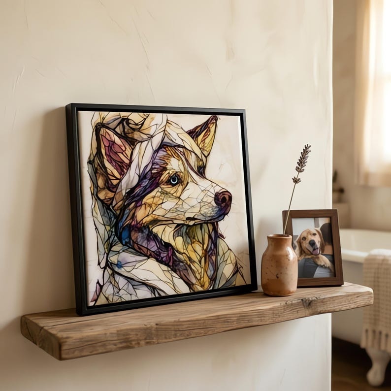 Siberian Husky Spa Dog Ceramic Tile