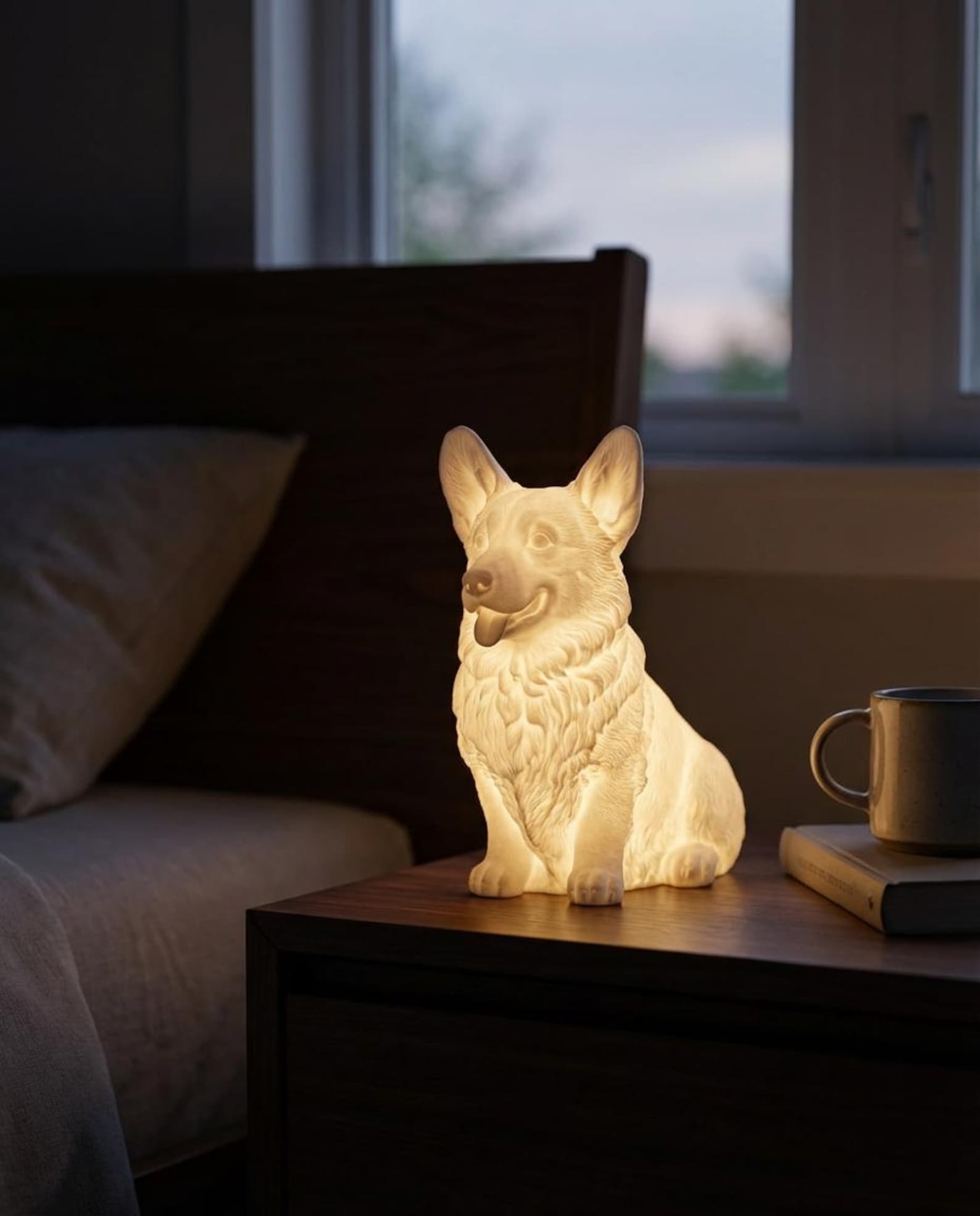 Pembroke Welsh Corgi Dog Luminary Night Light