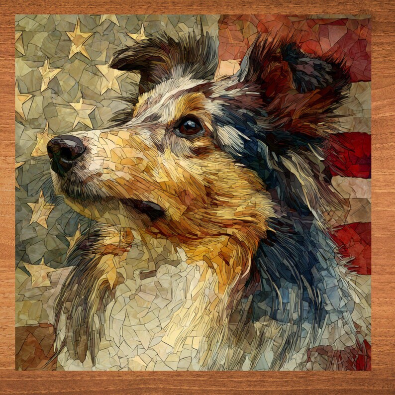 Shetland Sheepdog handcrafted in Knoxville