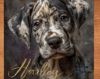Great Dane Decorative Tile thumbnail 1