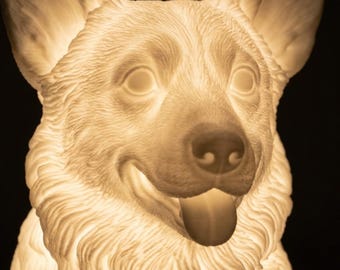 Pembroke Welsh Corgi Dog Luminary Night Light thumbnail 4