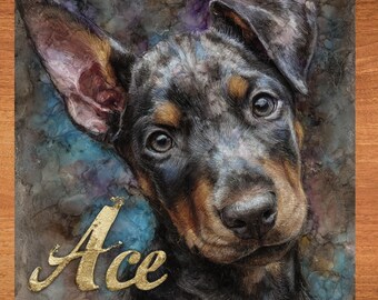 Doberman Pinscher Decorative Tile thumbnail 1