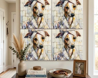 Italian Greyhound Spa Dog Ceramic Tile thumbnail 4