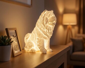 Chow Chow Dog Luminary Night Light thumbnail 3