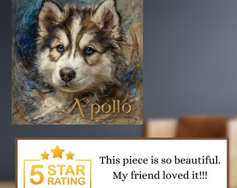 Alaskan Malamute Decorative Tile thumbnail 4