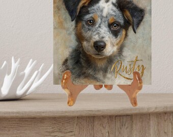 Australian Cattle Dog Decorative Tile thumbnail 2