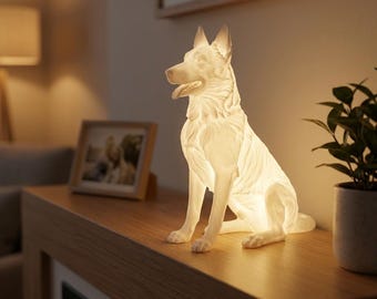 Belgian Malinois Dog Luminary Night Light thumbnail 3