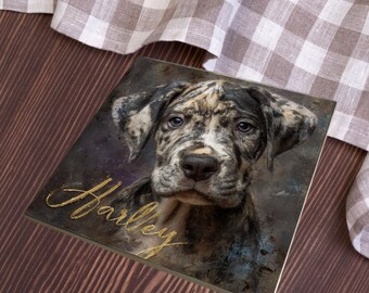 Great Dane Decorative Tile thumbnail 3