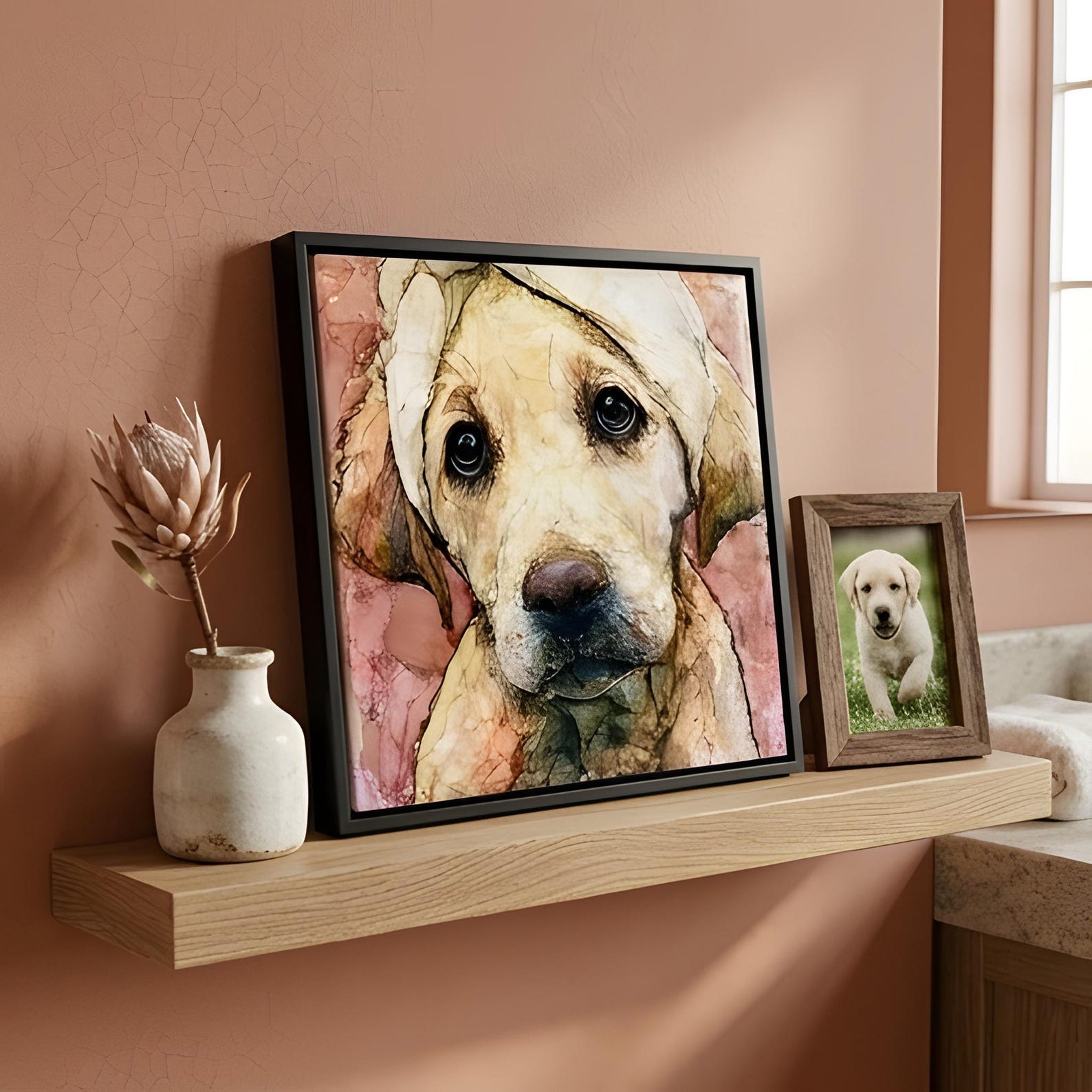 Labrador Retriever Spa Dog Ceramic Tile