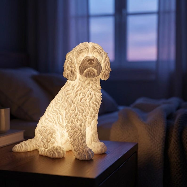 Cockapoo Dog Luminary Night Light