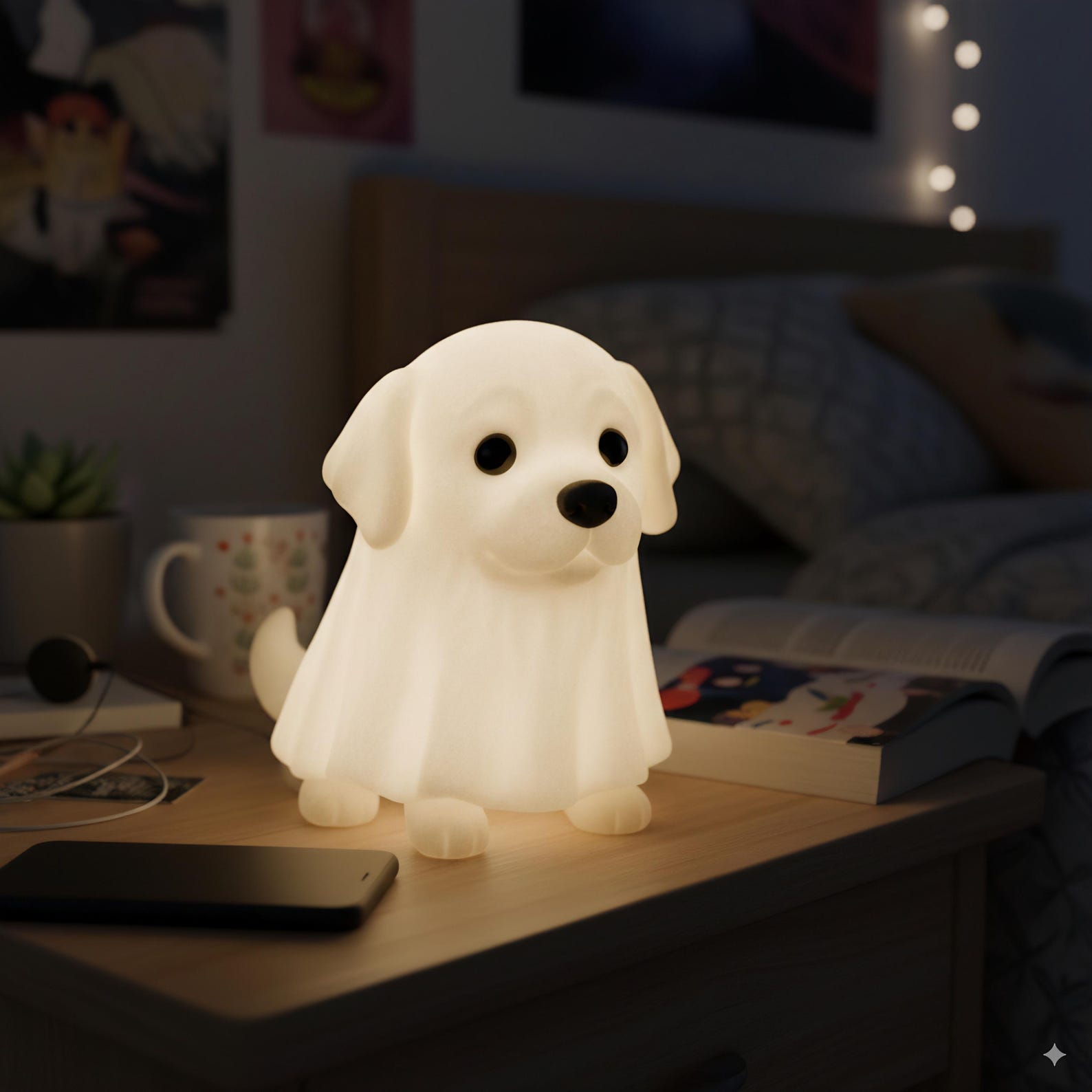 Golden Retriever Sheet Ghost Nightlight