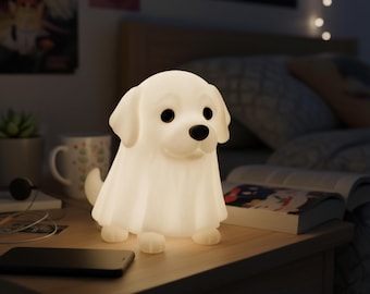 Golden Retriever Sheet Ghost Nightlight thumbnail 1