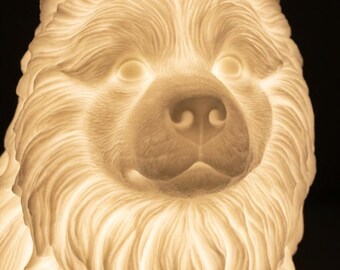 Keeshond Dog Luminary Night Light thumbnail 4