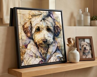 Bichon Frise Spa Dog Ceramic Tile thumbnail 1