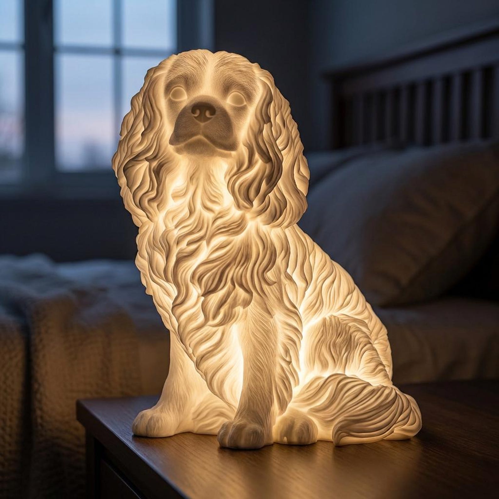 Cavalier King Charles Spaniel Dog Luminary Night Light
