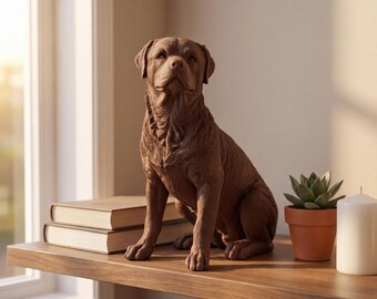 Rottweiler Realistic Seated Dog Statue thumbnail 4