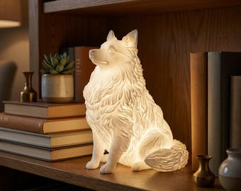Icelandic Sheepdog Dog Luminary Night Light thumbnail 4