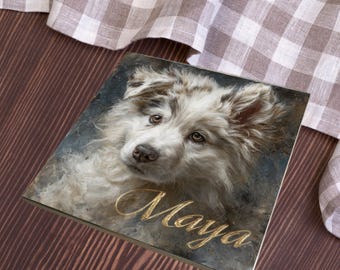 Samoyed Decorative Tile thumbnail 3