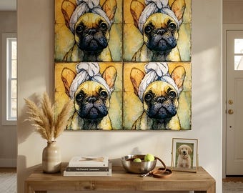 French Bulldog Spa Dog Ceramic Tile thumbnail 4
