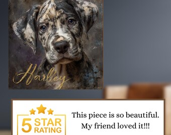 Great Dane Decorative Tile thumbnail 4