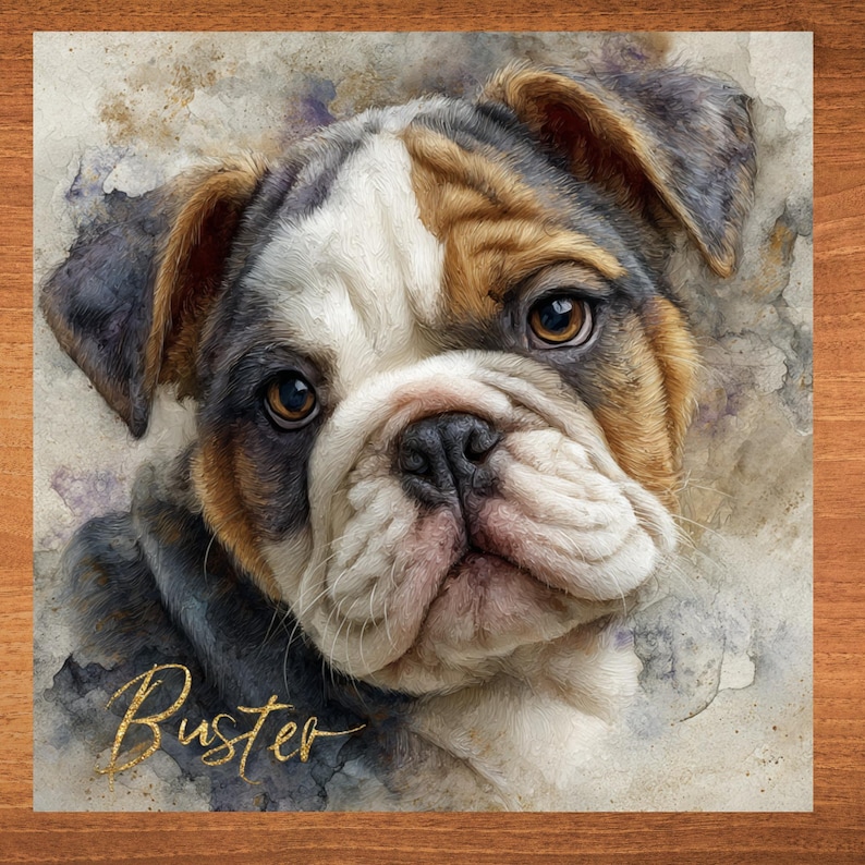 English Bulldog Decorative Tile