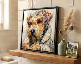 Wheaten Terrier Spa Dog Ceramic Tile thumbnail 1