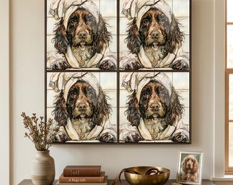 Boykin Spaniel Spa Dog Ceramic Tile thumbnail 4