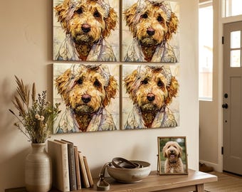 Labradoodle Spa Dog Ceramic Tile thumbnail 4