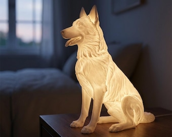 Belgian Malinois Dog Luminary Night Light thumbnail 1