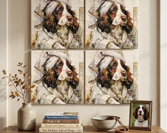 English Springer Spaniel Spa Dog Ceramic Tile thumbnail 4