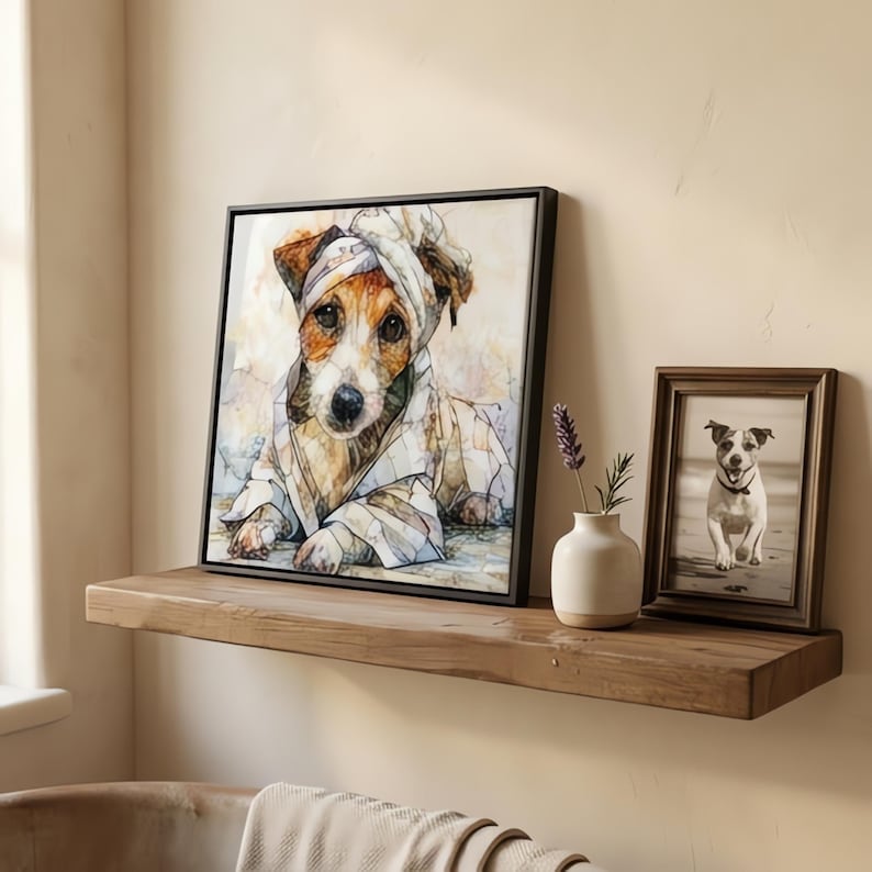 Jack Russell Terrier Spa Dog Ceramic Tile