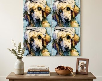 Standard Poodle Spa Dog Ceramic Tile thumbnail 4