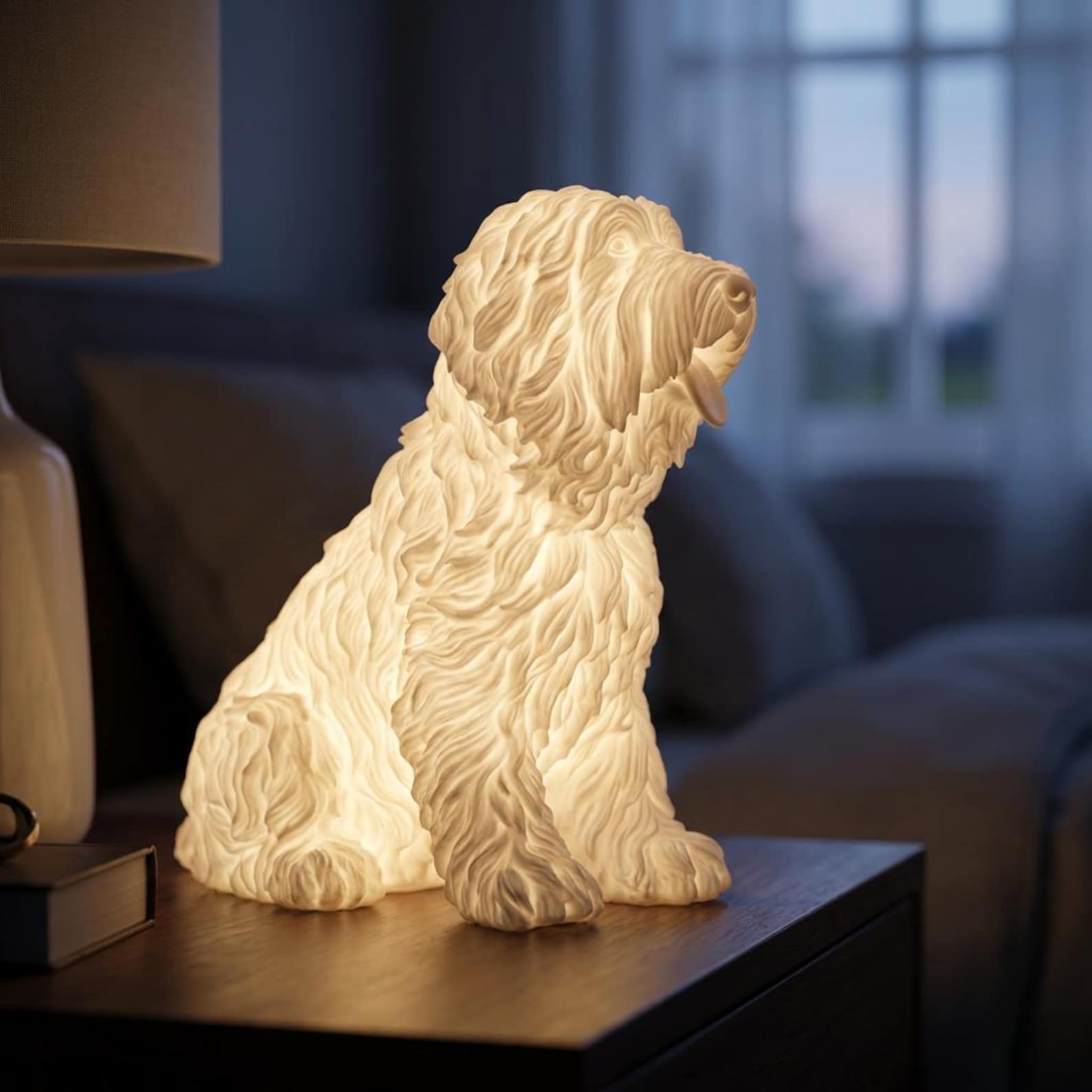 Old English Sheepdog Dog Luminary Night Light
