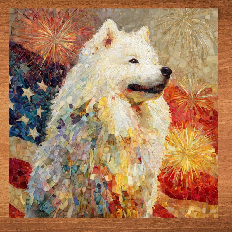 Samoyed handcrafted in Knoxville