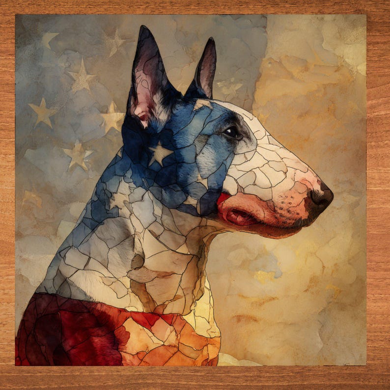 Bull Terrier handcrafted in Knoxville