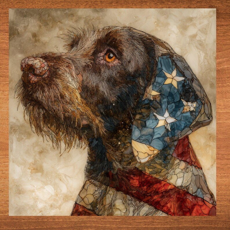 German Wirehaired Pointer handcrafted in Knoxville
