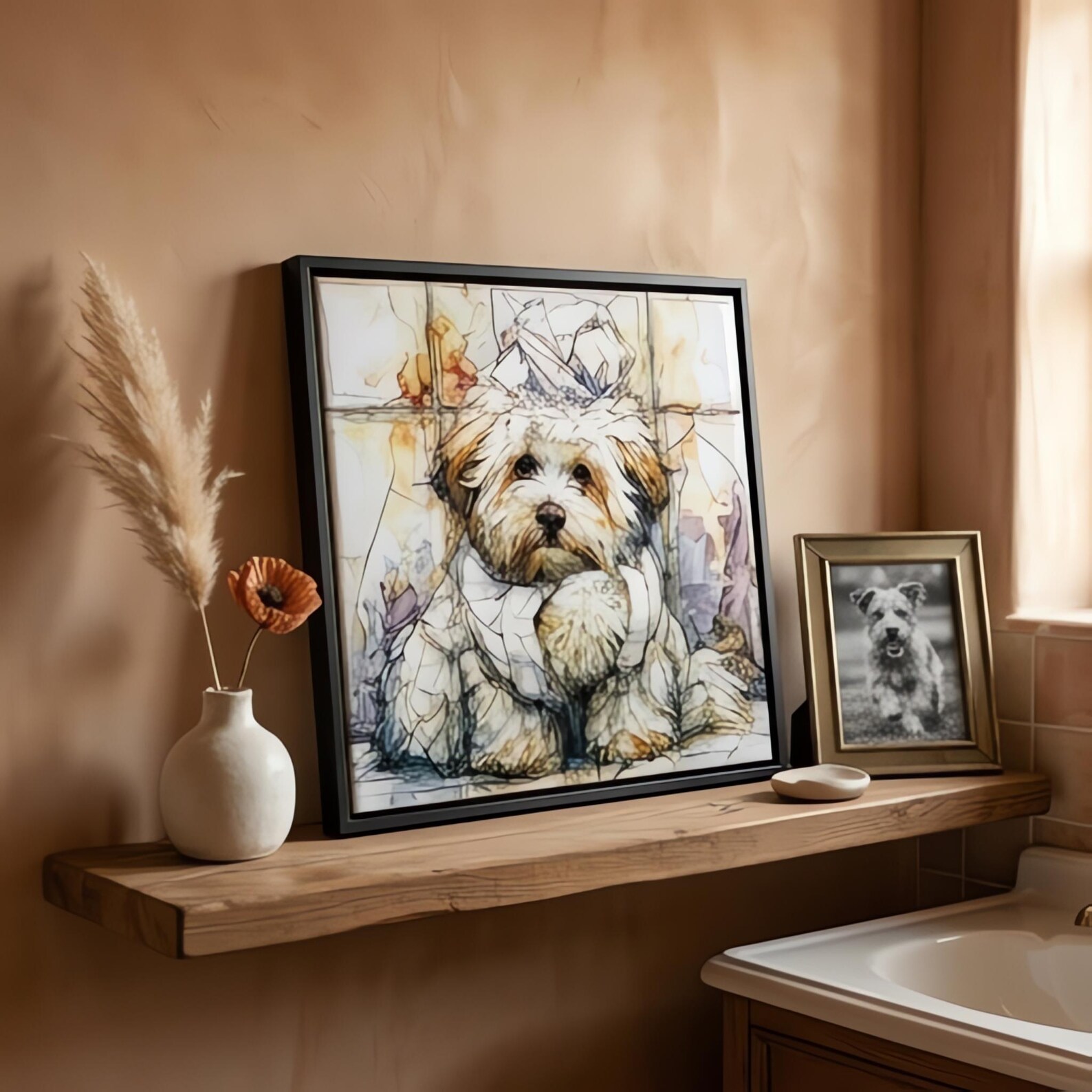 Coton de Tulear Spa Dog Ceramic Tile