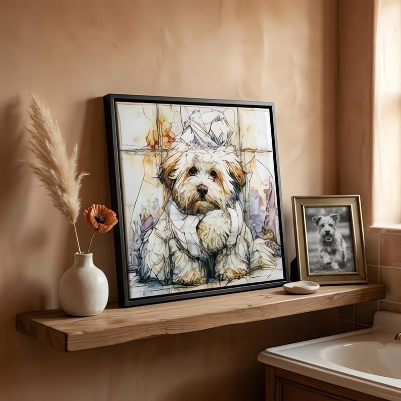 Coton de Tulear Spa Dog Ceramic Tile