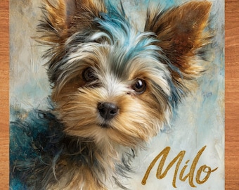 Yorkshire Terrier Decorative Tile thumbnail 1
