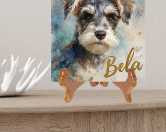Miniature Schnauzer Decorative Tile thumbnail 2