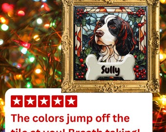 English Springer Spaniel Holiday Ornament thumbnail 3