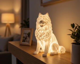 Samoyed Dog Luminary Night Light thumbnail 3