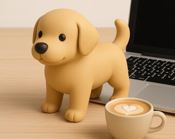 Golden Retriever Dog Keychain thumbnail 3