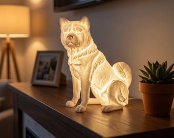 Akita Dog Luminary Night Light thumbnail 3